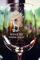 Banner Elk Winery & Villa - Logo Wine Glass