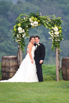 Banner Elk Winery & Villa - Ceremony Couple