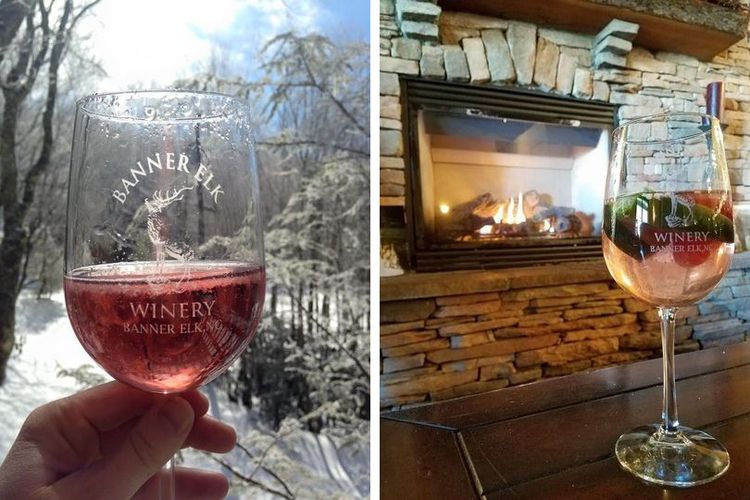 The Benefits of Drinking Red Wine from banner Elk Winery... in Winter